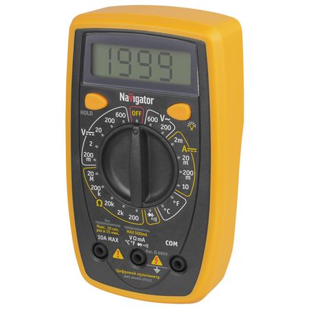 мультиметр NAVIGATOR 93 580 NMT-Mm05-UT33C цифровой oloey цифровой вольтметр постоянного тока 0 100в
