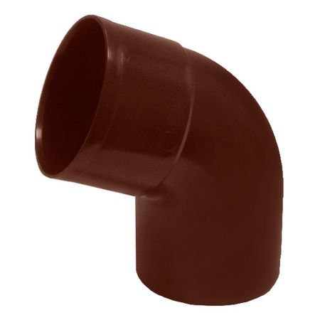 отвод трубы водосточной d67/80мм коричневый хомут implast g130 80 80мм пвх коричневый
