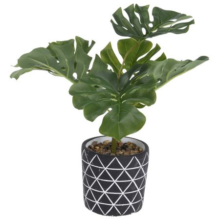 растение искусственное Монстера в горшке 32см в асс-те искусственные растения mhontily лазерная трава