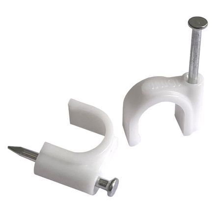 скоба для крепления кабеля VKL electric круглая 10мм 50шт белая скоба для крепления кабеля vkl electric круглая 6мм 50шт белая