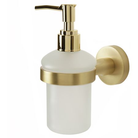 дозатор для жидкого мыла АКВАЛИНИЯ Gold металл/стекло золотой подсвечник koopman 13 5х12 5х22 5см стекло металл