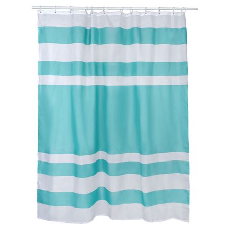 занавеска для ванной Velvet 180х200см полиэстер мятный полоска водонепроницаемая душевая занавеска с пейзажем полиэстер