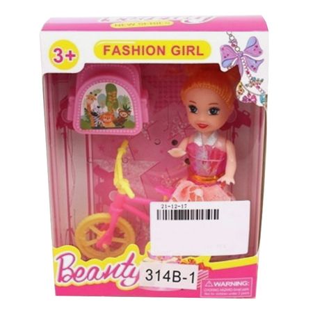 кукла с аксессуарами 10,5х4х14см в ассортименте