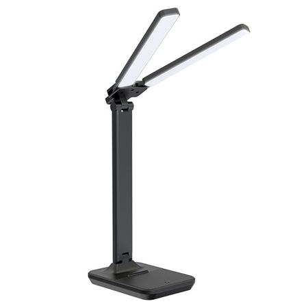 лампа настольная светодиодная ULTRAFLASH 12Вт  6000К черный otdiode 45mil rgbw светодиоды 4вт 12вт