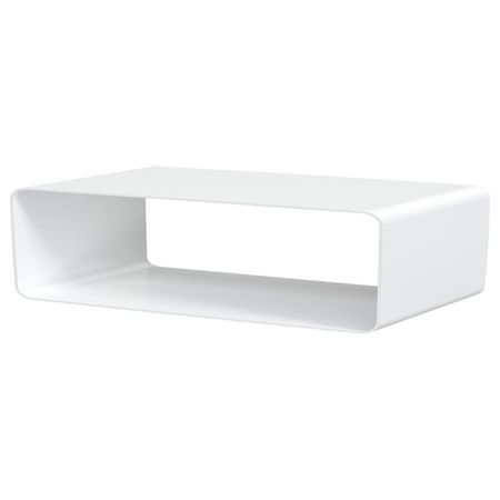 соединитель фасонных элементов ЭРА 60х120мм пластик белый соединитель для садового водопро sgoohan белый пвх