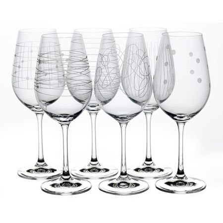 набор бокалов CRYSTALEX Виола Гравировка 6шт. 250мл вино стекло