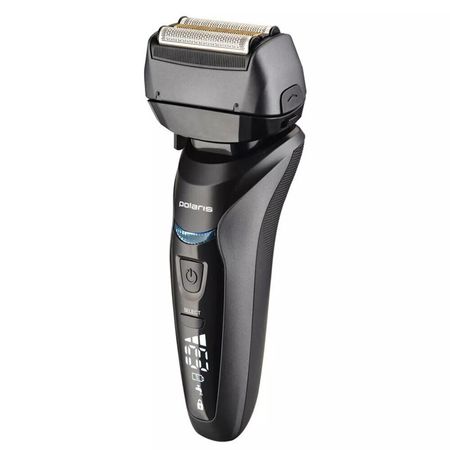 бритва электрическая POLARIS PMF 1014RC от аккумулятора/от сети сетчатая черный бритва электрическая polaris pmr0307rс сеть аккум черн