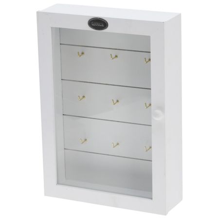 ключница KOOPMAN 190х60х270мм белый дерево