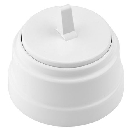 выключатель 1-клавишный BYLECTRICA Ретро тумблерный открытой установки белый ретро конверты hualiwen для приглашений