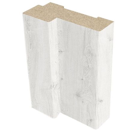 погонаж коробочный ELDORF Санторини белый ПВХ 2 стойки перекладина коробка дверная eldorf санторини белый пвх 2 стойки перекладина