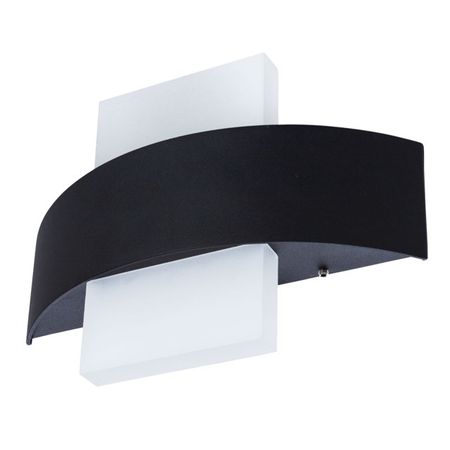 светильник уличный настенный ARTE LAMP Кроче LED 6Вт 470Лм 3000К металл черный лейкопластырь обезболивающий нанопласт форте противовоспалительный 11см х 16см 3
