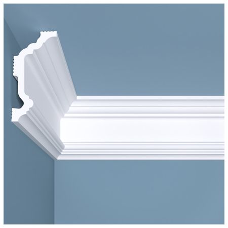 плинтус потолочный BELLO-DECO К 4 100х50х2000мм полимер(xps) белый, арт. 00-00004636 угол декоративный bello deco м12у2 225х225мм полимер xps белый арт 00 00104777