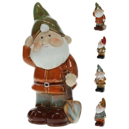 фигура садовая Гном 9,5х7,5х18,5см фарфор в ассортименте рождественские гномы patimate