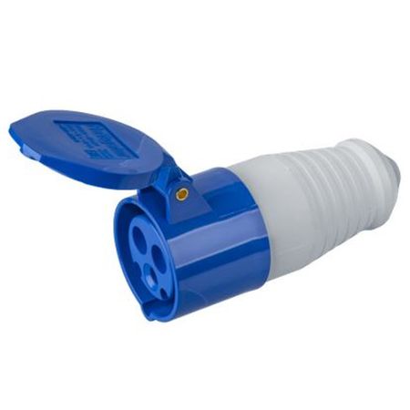 розетка силовая кабельная NAVIGATOR переносная 16А 220В 2P+PE IP44 синий круглый кулисный переключатель kcd1 220в синий