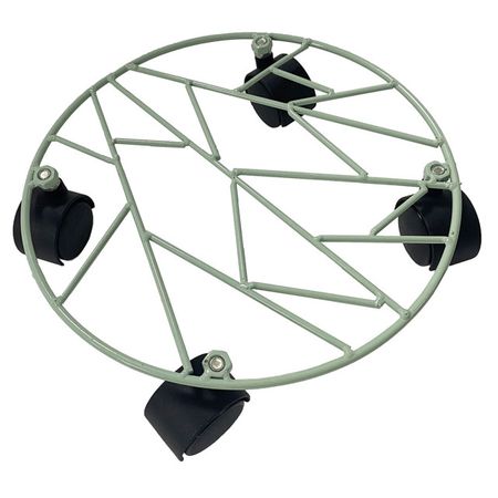 подставка для цветов на колесах d25см железо зеленый 10 шт эффективная уменьшающая царапины термостойкая втулка для печи на колесах автомобильные аксессуары для автофургонов