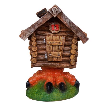 фигура садовая Избушка 32см полистоун