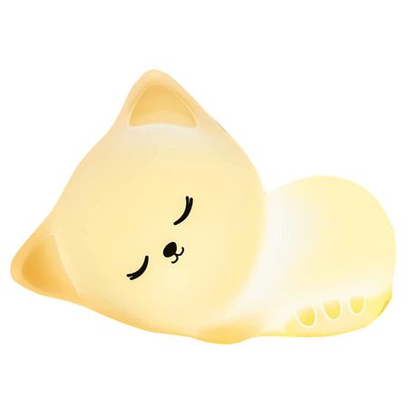 светильник ночник СТАРТ 7LED Котенок 3хААА 1Вт силикон лабби just бутылочка 250 мл 15200 силикон соска медлен поток с ручками