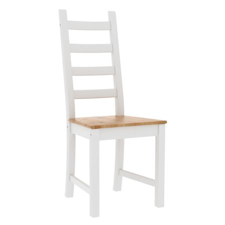 стул Кантри 440х480х1030мм белый/коричневый сосна полка навесная кантри 1430х218х285мм сосна