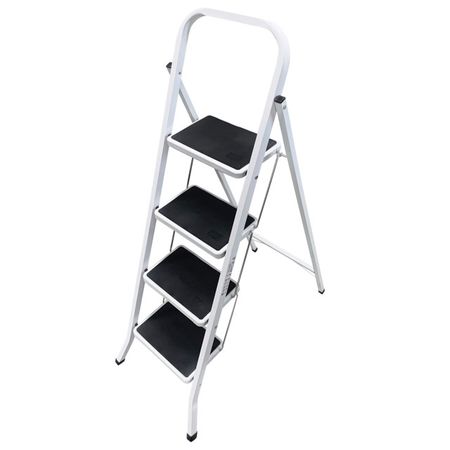 стремянка односекционная LADDERBEL с антискользящим покрытием 4 ступени стальная стремянка односекционная ladderbel 4 ступени ная