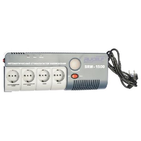 стабилизатор напряжения RUСELF SRW-1500-D серый 1 шт флейта 10 20 30 40 50 60 100 300 360 500 720 800 1000 1024 1200 2048pr 1500 p r роторный кодировщик e6b2 cwz1x 5vdc