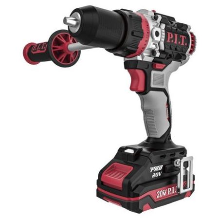 дрель-шуруповерт ударная P.I.T. ударная PSB20H-13D/1 75Нм 20В Li-Ion 2Ач 1АКБ OnePower беспроводной шуруповерт ludyvi bl150 21в 13мм