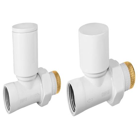 набор вентилей для подключения радиатора прямой 1/2