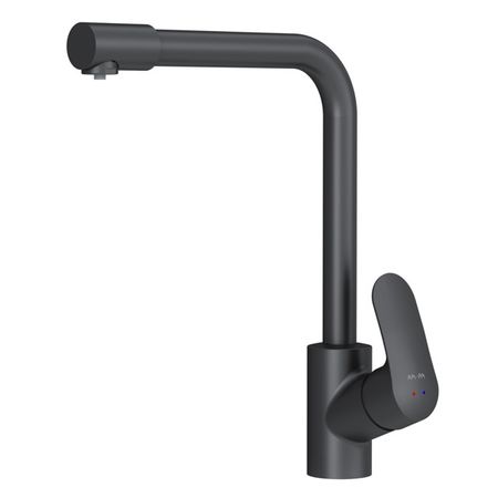 смеситель для кухни AM.PM Like канал для фильтра латунь черный матовый смеситель для кухни am pm like канал для фильтра латунь