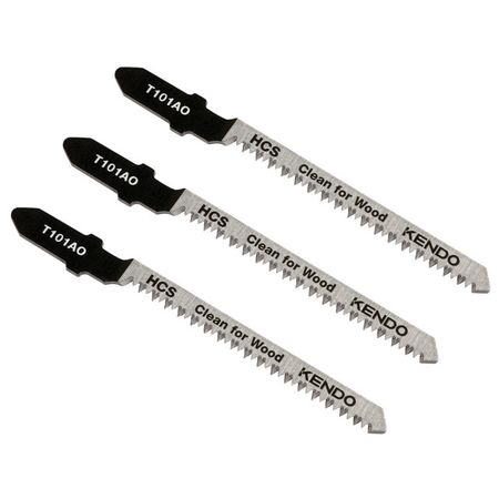 пилки для лобзика по дереву KENDO T101AO 3шт коронка по дереву fit 51мм