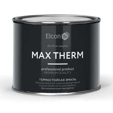 эмаль термостойкая ELCON для печей 400г белая, арт.00-00004042 эмаль термостойкая elcon для печей 0 8кг чёрная арт 00 00004050
