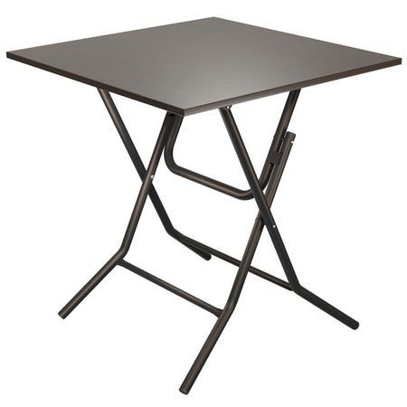 стол складной РИВЬЕРА 700х700х750мм металл/ЛДСП черный