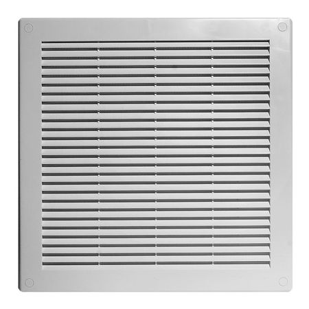 решетка вентиляционная AWENTA 250х250мм TRU-8 с сеткой пластик белая передняя решетка автомобиля сетка от насекомых и пыленепроницаемая сетка декоративная внешняя крышка для changan avatar 07 2024 2025 абс пластик