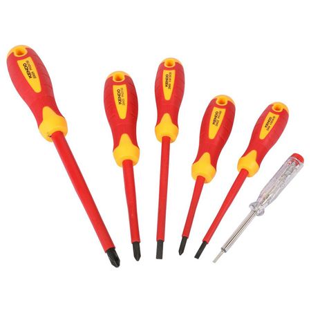 набор отверток VDE KENDO 6 предметов магнитные насадки для отверток vibratite