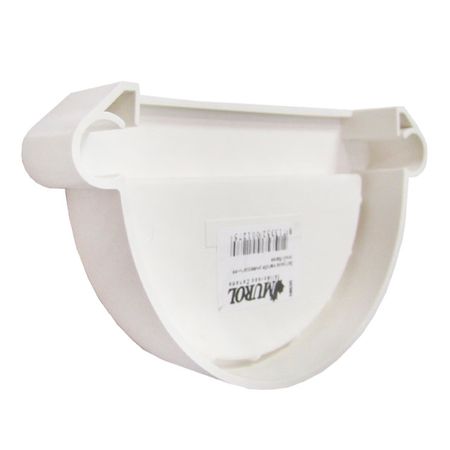 заглушка желоба IMPLAST G130/80 130 мм L/R белая