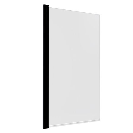 шторка для ванны TRITON Соло-Блэк 75х140см алюминий черный шторка для ванны ofelis mosaic 75х140см 1 створка стекло