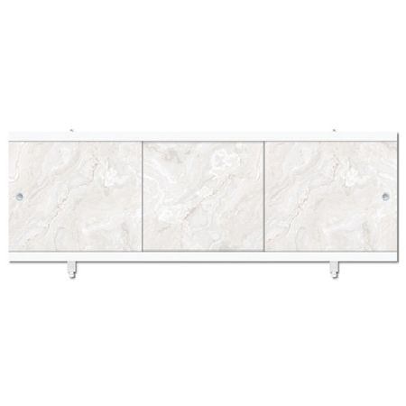 экран под ванну МЕТАКАМ Монолит-М 148см мрамор белый экран под ванну метакам монолит м 168 см французский шик