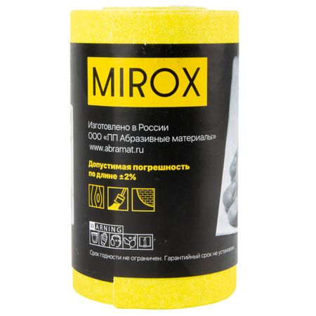рулон шлифовальный на бумажной основе MIROX SE 115ммх5м  Р80, арт.MXSE11500580 рулон шлифовальный на бумажной основе mirox se 115ммх5м р100 арт mxse11500510
