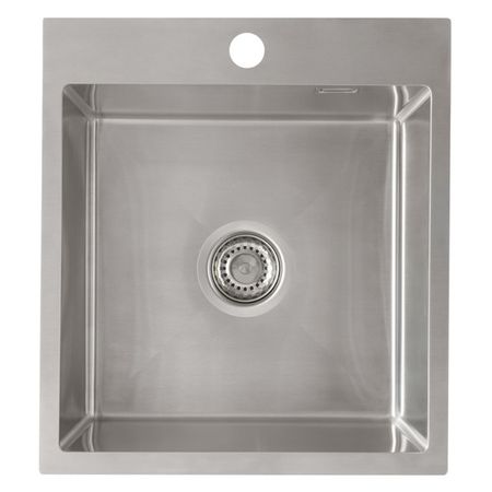 мойка врезная Юкинокс Практика 450х500х200мм с выпуском брашированная зенкер практика 12 4х56мм под резьбу м6