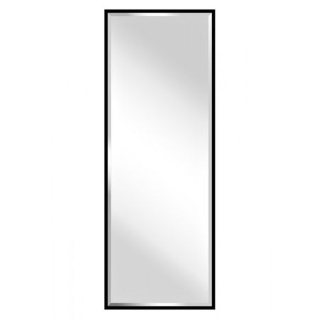 зеркало с фацетом напольное в раме KROKUS 510х1650мм черный зеркало напольное в багетной раме evoform волна   90 мм 81x201 см