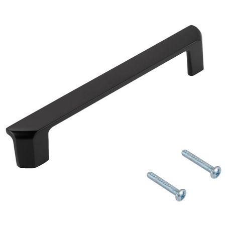 ручка-скоба EDSON 4002 128мм матовый черный пилар опора для стола п образная 60х30 595xh820 10 мм матовый ral 9006 муар п60x30 595x820 crm