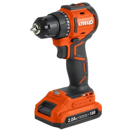 дрель-шуруповерт СПЕЦ БДА-18-БД 18В 45НМ бесщеточный Li-Ion с АКБ бесщеточный двигатель bldc micro 1632