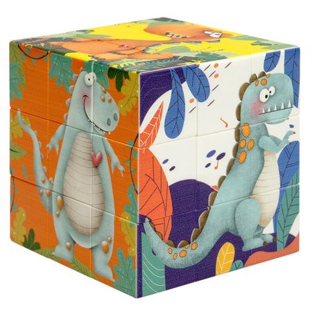 игра Волшебный кубик головоломка 5,5см пластик в ассортименте логическая игра играем вместе кубик