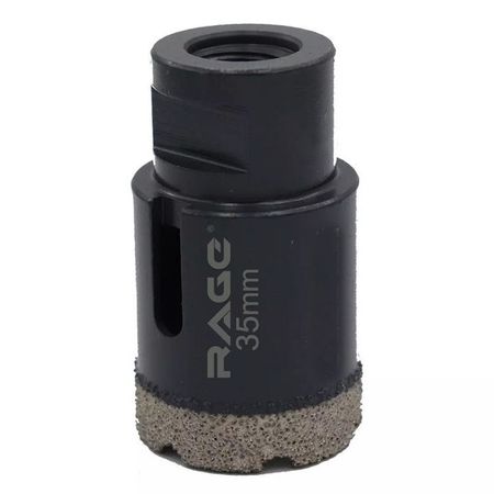 коронка алмазная для УШМ по керамике RAGE by VIRA 35мм фреза по керамике rage by vira алмазная конусная для ушм 2 38 мм м14