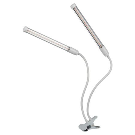 светильник для растений ЭРА 12Вт на  прищепке полного спектра белый zodolamp светодиодные фитолампы полный спектр