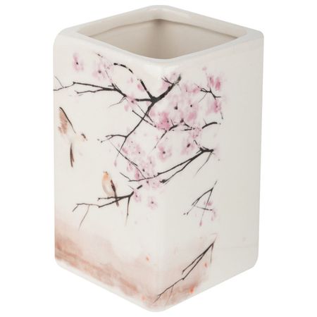 стакан РЫЖИЙ КОТ Сакура керамика белый библиотека ароматов сакура 90гр