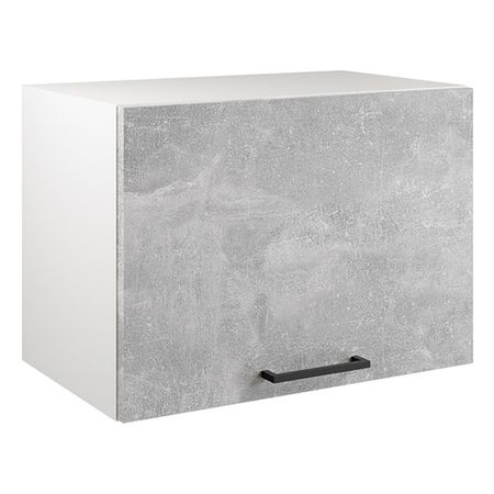 кухонный шкаф навесной Симпл 500х316х360мм 1 дверь ателье бетон ЛДСП дверь купе spaceo 80 4x245 5 см лдсп бетон широкий профиль