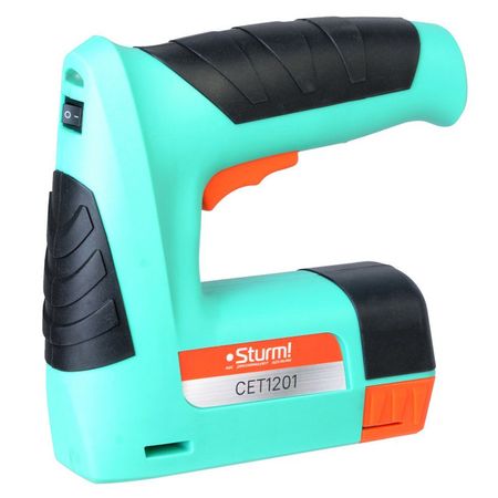 степлер аккумуляторный STURM CET1201 Li-Ion 3,6В встроенный АКБ тонометр микролайф вр ag1 30 встроенный стетоскоп m 22 32 см
