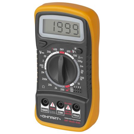 мультиметр ОНЛАЙТ 90 080 ОMT-Mm01-830L цифровой тестовые про  для мультиметра tlzwla