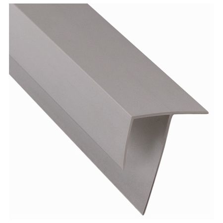 угол наружный для панелей 3мм серый 2,5м ПВХ