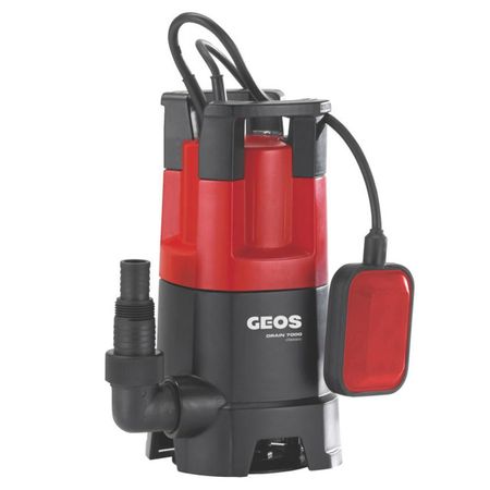 насос погружной дренажный GEOS Drain 7000 Classic 350Вт 7000л/ч перезаряжаемый погружной насос water pump 12в