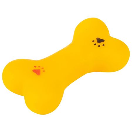 игрушка для собак РЫЖИЙ КОТ Кость с пищалкой 8,5см винил whalitzy 3d пуф винил для термопечати